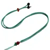 Collar con Cuerda para Colgante Ruyi Tejido DIY Cuerda de Collar Colgante de Jade Jade Colgante Ajustable Cuerda con Colgante de Perla Dorada Mayoreo