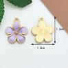 Fabricante de Accesorios de Joyería de Estilo Floral, Venta al por Mayor de Joyería DIY Hecha a Mano de Aleación, Accesorios de Joyería DIY con Goteo de Aceite Transfronterizo