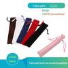 Bolsa de lápis dupla face com impressão de fábrica, bolsa com cordão, impressão de logotipo, bolsa de lápis
