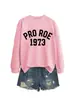 Pro Roe 1973 Amazon Wish Sitio Web Independiente Informal Cómodo Holgado Talla Grande Sencillo Otoño e Invierno Sudadera Exportación