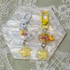 Chaveiro Estrela Nuvem Glitter Fino Transparente Gelo Original Feito à Mão Ins Desenho Animado Menina Coração Estudante Escola Mochila Pingente Melhor Amigo