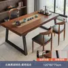 Mesa de chá e conjunto de cadeiras em madeira maciça uma mesa e cinco cadeiras mesa de chá novo estilo chinês escritório mesa de chá de prato grande mesa de centro