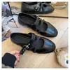 Zapatos Mary Jane retro de estilo francés con tiras cruzadas para mujer, nuevos zapatos planos de ballet otoño 2026, zapatos cómodos poco profundos de piel