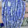 Accesorios para Joyería DIY Cuentas Espaciadoras Venta al por Mayor Trabajos con Cuentas Rectangular Piedra Imperial Ágata Roja Aventurina Tubo Redondo Cuentas Pulsera