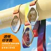 Medalla de Cristal Competición de Maratón Campeón Infantil Medalla de Oro Honor Estudiante Placa Metálica