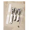 Set de Cortaúñas de Acero Inoxidable, Bolsa Giratoria, Juego de Cinco Piezas de Cortaúñas, Juego Completo de Herramientas para Manicura y Pedicura Oblicuas