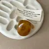 Anel de Dedo Oval Simi Resina Exagerado Distintivo Feminino Tendência Ins Moda Única Anel Versátil Anel Anel Anel