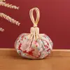 Pingente Porta-Cabelo Fetal Estilo Antigo Portátil, Acessórios Hanfu, Bolsinha de Brocado Bordada, Sachê Retrô, Bolsa Sachê Vazia Atacado