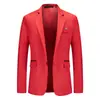 Amazon Comércio Exterior Novo Terno de Negócios Masculino Solto de Botão Único plus size Moda Casual Jaqueta de Terno Cardigã