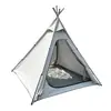 Tienda Piramidal India para Exteriores para 3-4 Personas, Tienda de Campaña con Protección contra Mosquitos y Ventilación, Tienda de Campaña para Picnic Familiar al Aire Libre