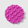 Novo Ins Simples e Versátil Cor Pura Multifuncional Redondo Adesivo Macio Silicone Dupla Face DIY Celular Autoadesivo Antiderrapante Ventosa