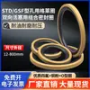 Anel de Vedação para Furos Anel de Vedação Combinado Std/Gsf Bronze Ptfe Nbr Anel O-Ring Vedação Hidráulica Vedação de Óleo