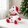 Ming Crown Novas Decorações de Natal Cartoon Old Man Doll Doll boneca boneca de neve Pingente pendente de árvore de Natal ornamento pendurado