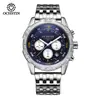 Reloj Casual de Moda para Hombre Ochstin con Movimiento Multifunción, Calendario Resistente al Agua, Reloj con Correa de Acero, Fabricante
