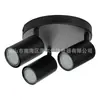 Lámpara de Pared Personalizada de Fábrica Gu10 Normativas Europeas y Americanas Foco Gu10 Foco Negro Mate Giratorio y Plegable Especial Transfronterizo