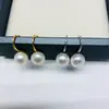 Aretes de Plata de Ley con Perlas Naturales para Mujer Elegantes de Alta Gama Atmosféricos Lujo Ligero Estilo Francés Celebridad de Internet Diseño de Nicho Estilo Frío Arete