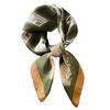 Nuevo Pañuelo Cuadrado Pequeño Elegante con Letras de Moda para Mujer, Pañuelo Decorativo de Imitación de Seda, Bufanda Cálida de Otoño e Invierno, Cinta para el Cabello