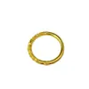 Anillo liso tallado para mujer, nuevo diseño de nicho estilo chino, anillo de Bauhinia, moda, combina con todo, mismo estilo que el brazalete del pequeño libro rojo