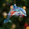 Atravessando a Fronteira Acrílico 2D Criativo e Diverso Pequeno Animal Plano Apanhador de Sol Ornamento Pendurado para Decoração de Carro Mochila