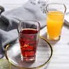 Vaso Cuadrado de Vidrio Transparente Vaso para Bebidas Vaso Cuadrado Recto para Cerveza Vaso para Enjuague Bucal de Hotel Restaurante Vaso para Agua