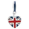 Panjia hilo comercio exterior nuevo colgante de bandera personalidad caliente moda pulsera de esmalte DIY femenina con cuentas