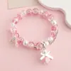 Pulsera de Joyería de Nuevo Estilo, Joyería de Cuentas de Cristal Estilo Coreano, Pareja, Estudiante, Pulsera Infantil, Joyería para Niñas al por Mayor