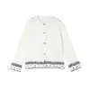 Suéter Chaqueta de Punto con Adorno de Encaje para Niñas Princess Yuanyuan 26 Ropa de Abrigo para Primavera y Otoño Top de Punto de Nicho