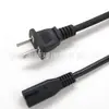 Cable de alimentación de tres clavijas estándar nacional, cable de alimentación de dos clavijas estándar, cable de alimentación con enchufe australiano con extremo tipo ocho