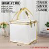 Bolsa Térmica para Bolo Não Tecido Ponto Fresco Fresco Refrigerado Bolsa de Ombro de Folha de Alumínio Bolsa Térmica para Levar Bolsa Térmica para Delivery Atacado