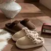 Pantuflas de Algodón para Mujer 2026 Nuevo Estampado de Leopardo para Interiores, Hogar, Exteriores, Suela Gruesa, Elevadoras, Felpa, Media Cubierta, Pantuflas de Invierno para Dama