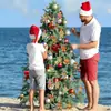 Nuevo Juego de 24 Piezas de Hombre de Jengibre Navideño, Adornos de Madera Colgantes, Estilo Vintage, Adornos Colgantes de Madera de Hombre de Jengibre Navideño