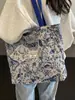 Bolso de Hombro Grande de Lona con Lazo para Mujer 2026 Nuevo Bolso Versátil de Lona para Compras y Uso Diario