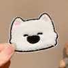 Lindas Pegatinas de Flequillo Continuo de Gato para Mujeres, Herramienta para Recoger el Cabello de la Frente en Verano, Pegatinas de Tela de Dibujos Animados para Maquillaje y Lavado de Cara