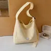 Bolsa tote de moda artística estilo coreano para mulheres, novo modelo de primavera 2026, bolsa de ombro e transversal de grande capacidade para o dia a dia