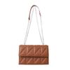 Bolso de moda para mujer, nuevo estilo coreano 2023, pequeño bolso cuadrado combinable, bolso bandolera sencillo con cadena bordada y pliegues.