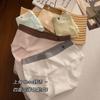 Ropa interior de algodón con entrepierna alargada antibacteriana 7A para mujer, cintura media, talla grande, clase A, algodón para bebé, sin costuras, venta al por mayor
