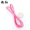 Cuerda de Terciopelo Coreano Imitación de Piel de Vaca de 5 mm Hecha a Mano Cuerda de Piel de Ciervo DIY Accesorios para Pulseras Collares Material de Joyería
