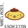 Patch de Tecido Bordado de Personagem de Anime Japonês Patch para Bolsa Vestido Patch Bordado de Cachorro de Desenho Animado Selo Bordado para Decoração de Roupas