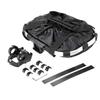 Cesta para bicicleta de montaña, cuadro delantero, plegable, universal, impermeable, de lona, de liberación rápida, cesta para verduras para bicicleta eléctrica, cesta colgante
