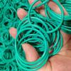 Junta tórica de caucho fluorado verde, espesor de junta de sellado de caucho, impermeable y resistente a altas temperaturas, diámetro del cable de junta de caucho 1,5/2/2,4