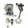 Carburador para maquinaria de jardín traje carburador MP15 con junta copa de aceite pequeña tubería filtro de aceite y otros accesorios