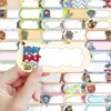 60 Pegatinas de Diez Dibujos Animados Lindos Sin Repetir Que a los Niños Les Encanta Usar para Decorar y Grabar Nombres en Vasos de Agua