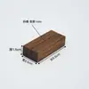 Base Sólida de Madera para Soporte de Calendario, Soporte de Calendario, Cartel, Tarjeta de Notas, Base de Madera de Nogal Grabada