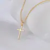 Amazon Cross-Border Nova Corrente com Pingente de Cruz, Estilo Retro Fashionável, Corrente para Clavícula Feminina Personalizada para Uso Casual Diário