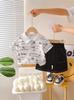Tops de Verano para Niños 2025 Nuevo Estilo Moderno Casual Polos para Niños Bebé Estilo Coreano Verano Manga Corta Tendencia