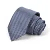Gravata Masculina para Negócios, Banquete, Uso Casual, Gravata de Luxo, Estampa Jacquard de Seda Poliéster, Logo Bordado, Atacado Personalizado
