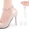 Cadena de Perlas y Diamantes, Cordones Incrustados de Diamantes, Zapatos de Tacón Alto sin Instalación, Cordones sin Tacón, Correas Anticaída Perezosas, Varias Correas