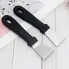 Raspador de limpieza, raspador de acero inoxidable para campana extractora, raspador de cocina, raspador de hielo, herramienta de descongelación para refrigerador, herramienta de limpieza para el hogar