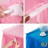 Amazon Falda de Mesa Desechable de Color Sólido Mantel Impermeable y a Prueba de Aceite Decoración para Fiesta de Cumpleaños Boda Juego de Faldas de Mesa