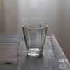 Pétalos de Vidrio de Borosilicato Alto Taza Pequeña de Té Resistente al Calor Transparente Taza de Té Soplada a Mano Taza con Aroma a Fragancia Taza de Té Verde para el Hogar